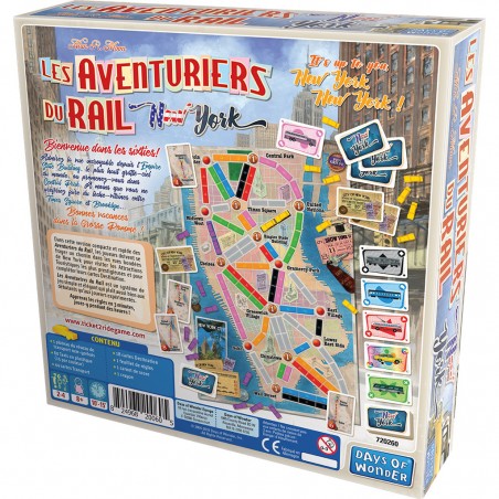 Les Aventuriers du Rail New York - Un jeu - Days Of Wonder
