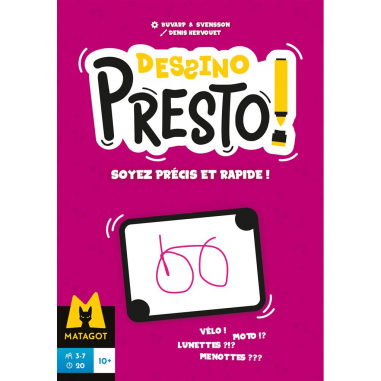 Dessino Presto - Soyez précis et rapide - Jeu d'ambiance - Matagot