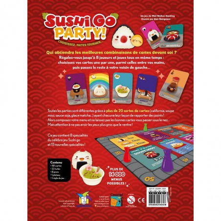 Sushi Go! Party - Jeux de société - Cocktail Games