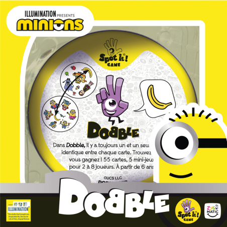 Dobble Minions - Jeux d'Observation et Rapidité - Asmodee