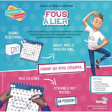 Fous à Lier - Synapses Games - Jeux de société - Asmodee