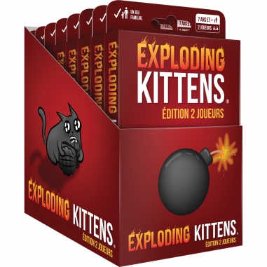 Exploding Kittens: édition 2 joueurs - Exploding Kittens - Jeux de société - Asmodee
