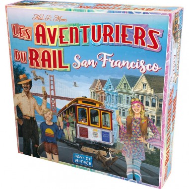 Les Aventuriers du Rail San Francisco - Jeux de société - Days Of Wonder