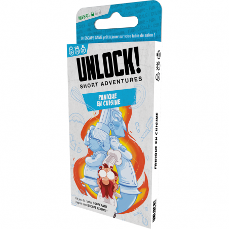 Unlock! Short Adventures: Panique en Cuisine! - Jeux de société - Space Cowboys