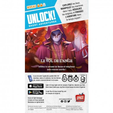 Unlock! Short Adventures: Le Vol de L'Ange - Jeux de société - Space Cowboys