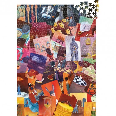 Puzzle Dixit Red Mishmash - 1000 pièces - Puzzle - Libellud
