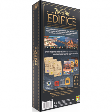 7 Wonders : Edifices - Extension - Jeux de société - Repos Production