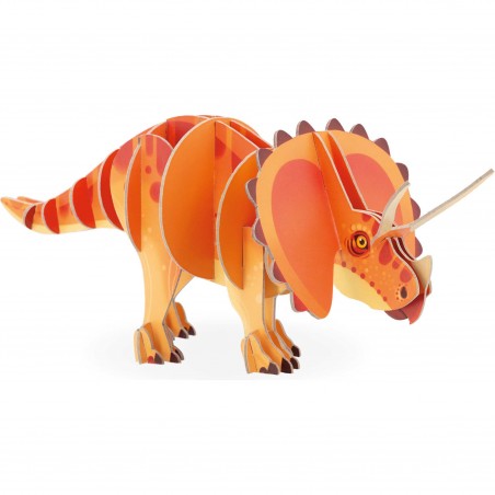 Puzzle dinosaure 3D - Tricératops, pour enfant dès 5 ans - Janod