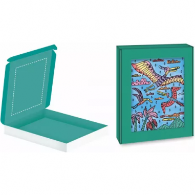 Peinture magique - thème dinosaures - atelier du calme - Janod