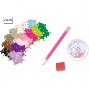 Peinture diamant cerf - les ateliers du calme - janod