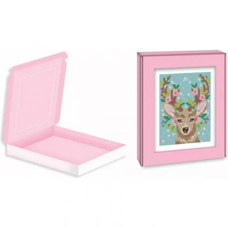 Peinture diamant cerf - les ateliers du calme - janod