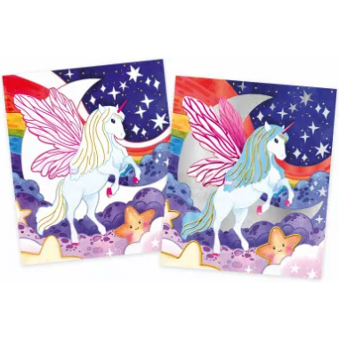 Peinture nacrée et 3D Licorne - les ateliers du calme - janod