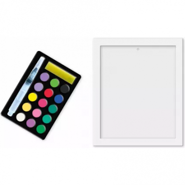 Peinture au numéro aquarelle papillons - les ateliers du calme - janod