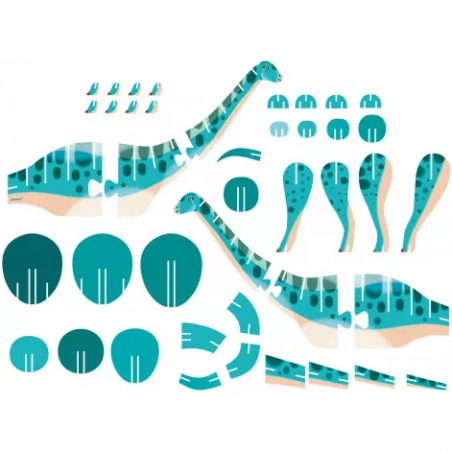 Puzzle en volume, 3D le diplodocus - Janod