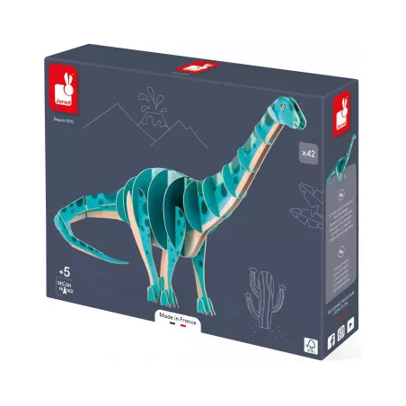 Puzzle en volume, 3D le diplodocus - Janod