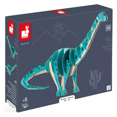 Puzzle en volume, 3D le diplodocus - Janod