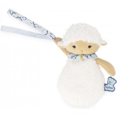 Doudous moutons pour bébé - Set de 3 attache tétines, peluches mouton - Kaloo
