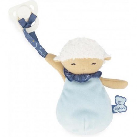 Doudous moutons pour bébé - Set de 3 attache tétines, peluches mouton - Kaloo