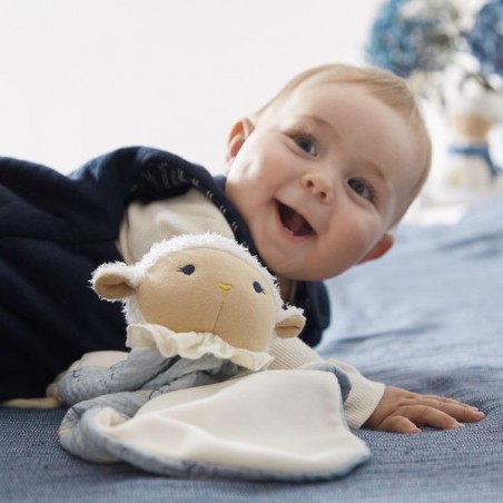 Doudou coton bio - Doudou bio - Doudou bébé - Doudou mouton - Kaloo