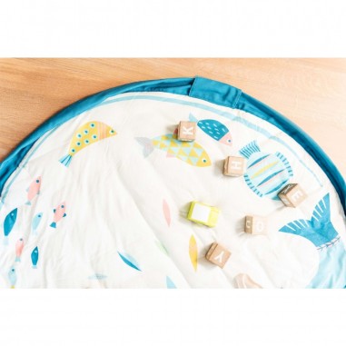 Tapis de jeu Moulin Roty 2 en 1 et sac de rangement - Le Voyage d'Olga