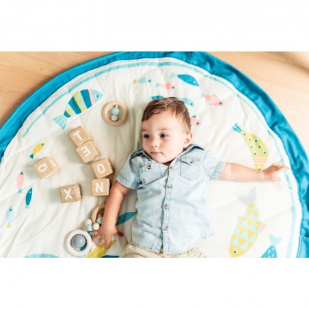 Tapis de jeu Moulin Roty 2 en 1 et sac de rangement - Le Voyage d'Olga