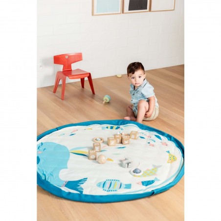 Tapis de jeu Moulin Roty 2 en 1 et sac de rangement - Le Voyage d'Olga