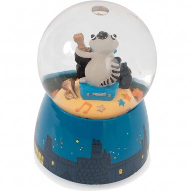 Boule à Neige Musicale "Les Moustaches"