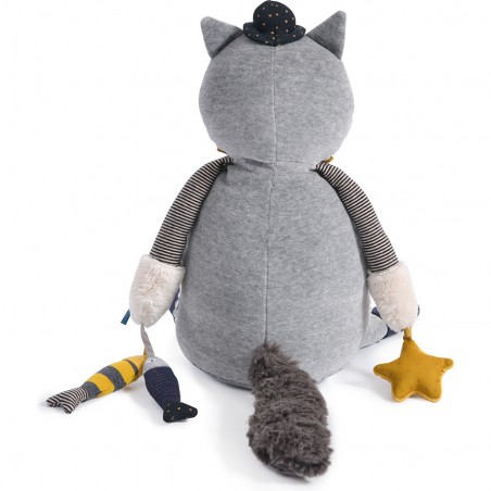 Peluche d'activité Chat Les Moustaches