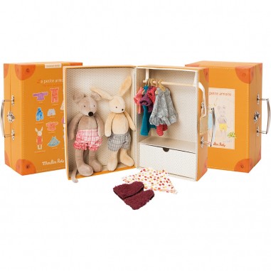 Valise La petite Armoire La grande famille - Moulin Roty