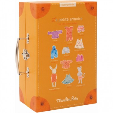 Valise La petite Armoire La grande famille - Moulin Roty