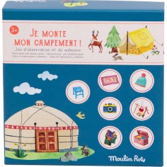 Jeu de mémoire Je monte mon campement - Les grands explorateurs - Moulin Roty