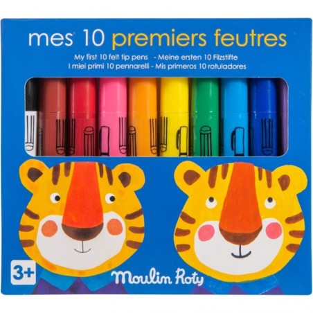 Mes 10 premiers feutres Les Popipop - Moulin Roty