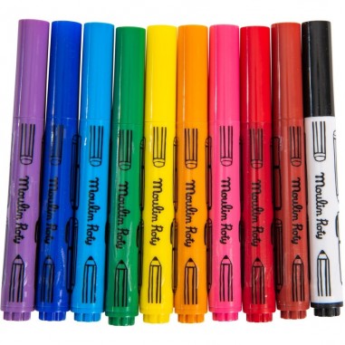 Mes 10 premiers feutres Les Popipop - Moulin Roty