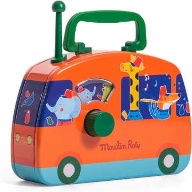 Bus musical fanfare - Jouet d'éveil - Moulin Roty