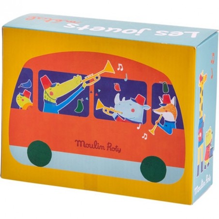 Bus musical fanfare - Jouet d'éveil - Moulin Roty