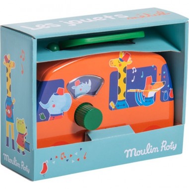 Bus musical fanfare - Jouet d'éveil - Moulin Roty