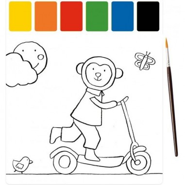 Peinture palette magique Les Popipop - Moulin Roty