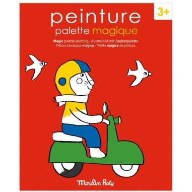 Peinture palette magique Les Popipop - Moulin Roty
