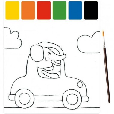 Peinture palette magique Les Popipop - Moulin Roty