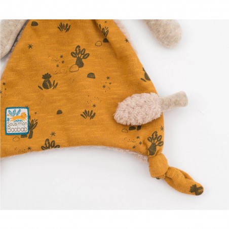 Paprika Le Lion Doudou Attache-tétine Sous Mon Baobab - Moulin Roty