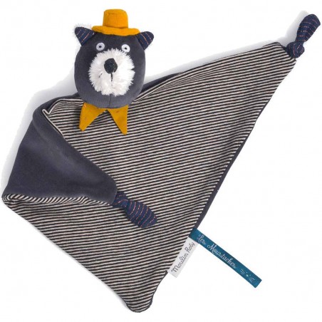 Doudou chat Moulin Roty Alphonse - Les Moustaches - Moulin Roty
