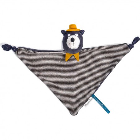 Doudou Plat Chat Alphonse Les Moustaches - Moulin Roty