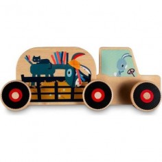 Coffret de construction Tracteur en bois 2