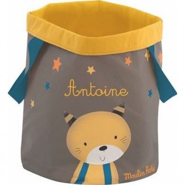 Grand Panier Motif Chat "Les Moustaches" Grand Panier Motif Chat "Les Moustaches"