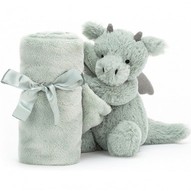 Peluche Doudou Couverture Dragon Bashful - Jellycat