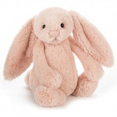 Peluche Lapin Bashful Pêche - 18 cm - Jellycat