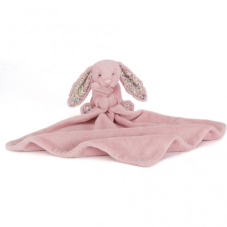Peluche Doudou Couverture Rose Lapin Tulipe Blossom - Jellycat