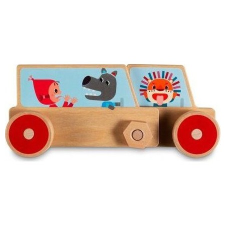 Coffret Voiture en bois à assembler