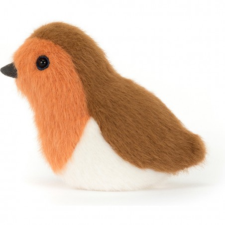 Doudou petit oiseau - Marron et orange - Jellycat