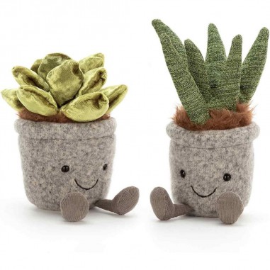 Peluche Plante Aloe Silly Succulent - 20 cm - Jellycat